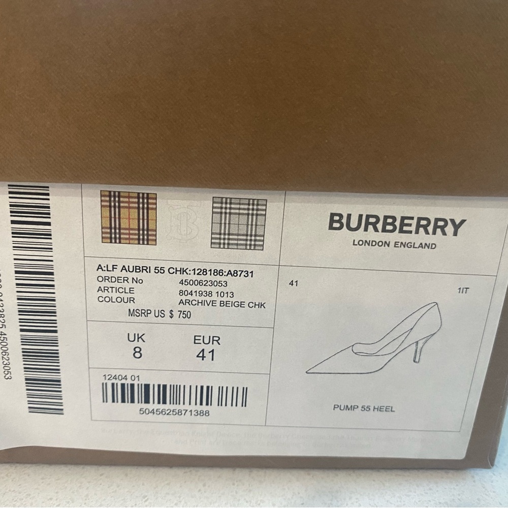Burberry Aubri Kitten Heels size 41 - Picture 4 of 6